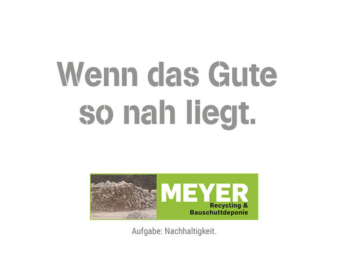 Wenn das Gute liegt so nah.